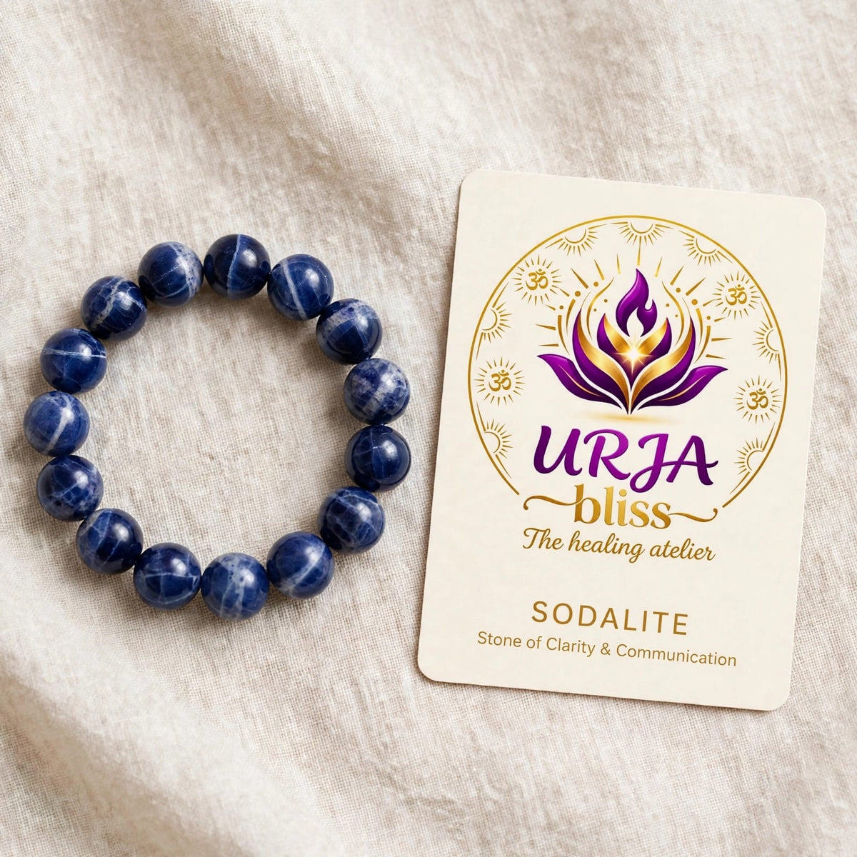 Sodalite Crystal Bracelet